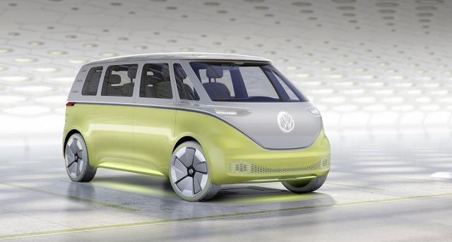 VW ID Buzz elektrini koncept mini-van vozila