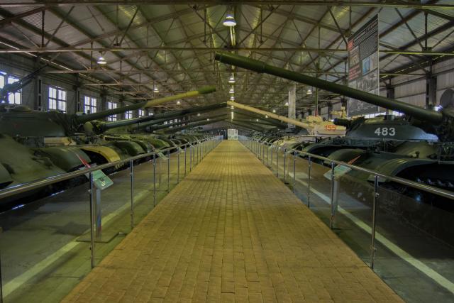 Jedan od paviljona sa sovjetskim tenkovima Foto: Klanrur.rs