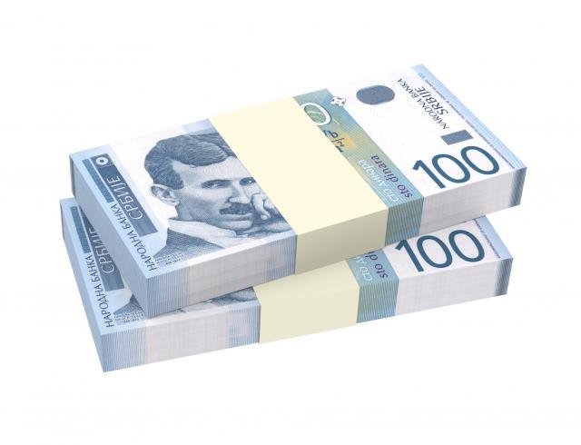 Serbian 100 dinar (RSD) notes (Thinkstock)
