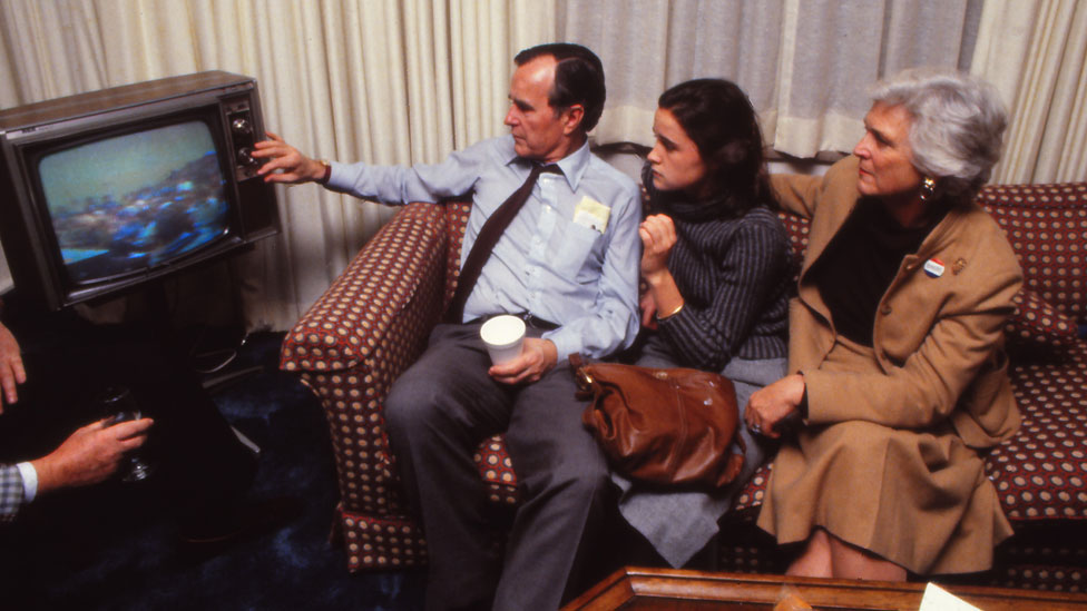 Porodica Bu eka rezultate nakon izbora 1988./Getty Images