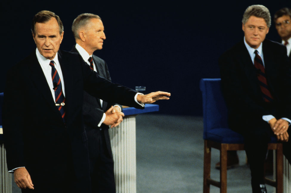 Bu u debati sa Perotom i Klintonom/Getty Images