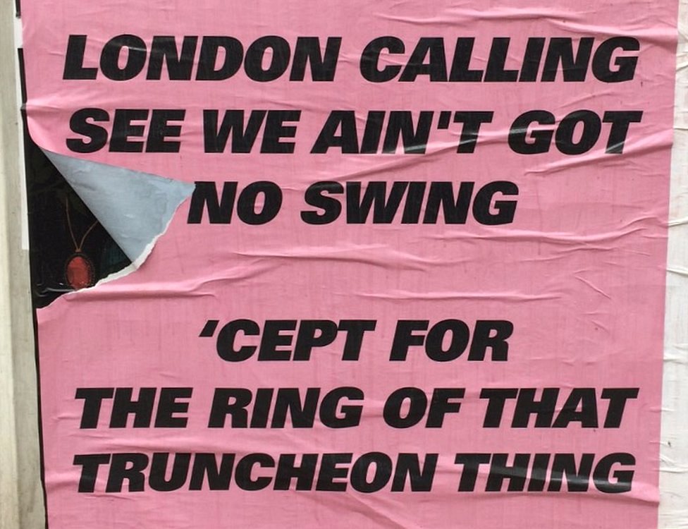 Stihovi pesme London Calling bili su nedavno deo reklamne kampanje irom Velike Britanije/BBC