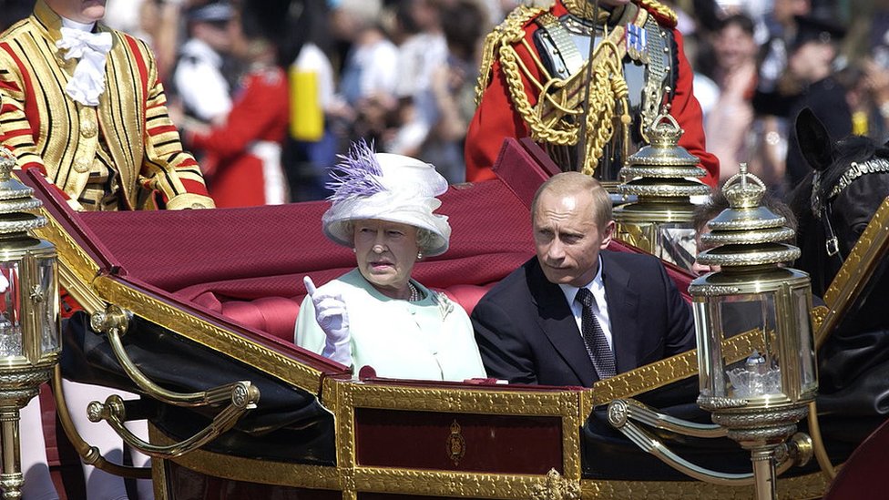 Britanska kraljica ugostila je Putina 2003. godine - on je prvi ruski lider koji je bio u zvaninoj dravnoj poseti od 1874. godine/Getty Images