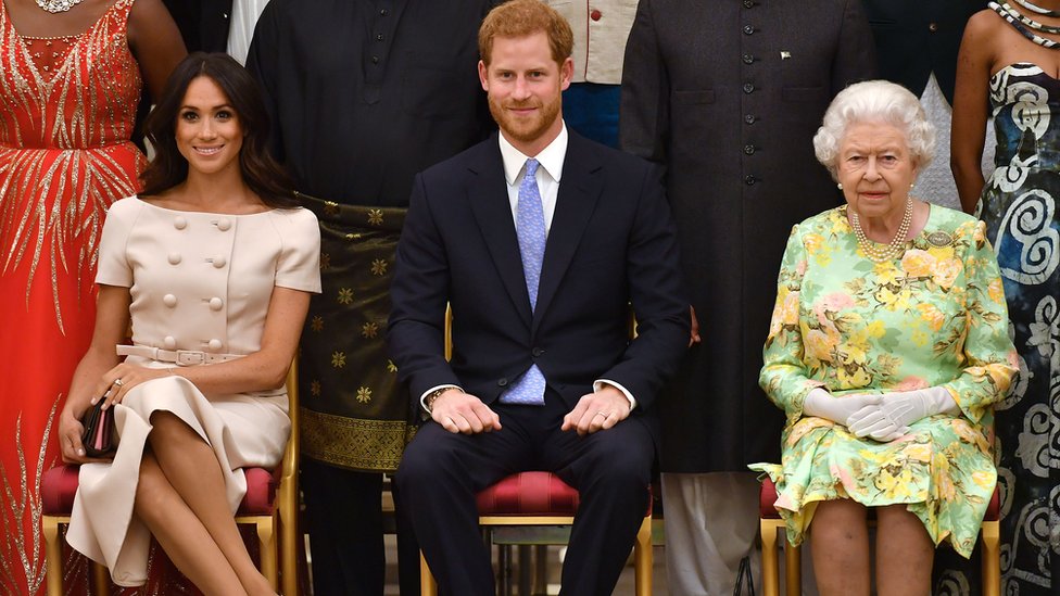 Megan, Hari i kraljica u junu 2018. godine/Getty Images