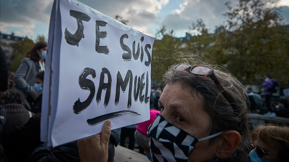 Smrt nastavinka Samuela Petija pokrenula je proteste u Francuskoj/Getty Images