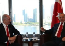Turski predsednik Redep Tajip Erdogan i izraelski premijer Benjamin Netanjahu sreli su se u septembru 2023, nekoliko nedelja pre izbijanja rata u Gazi/Getty Images