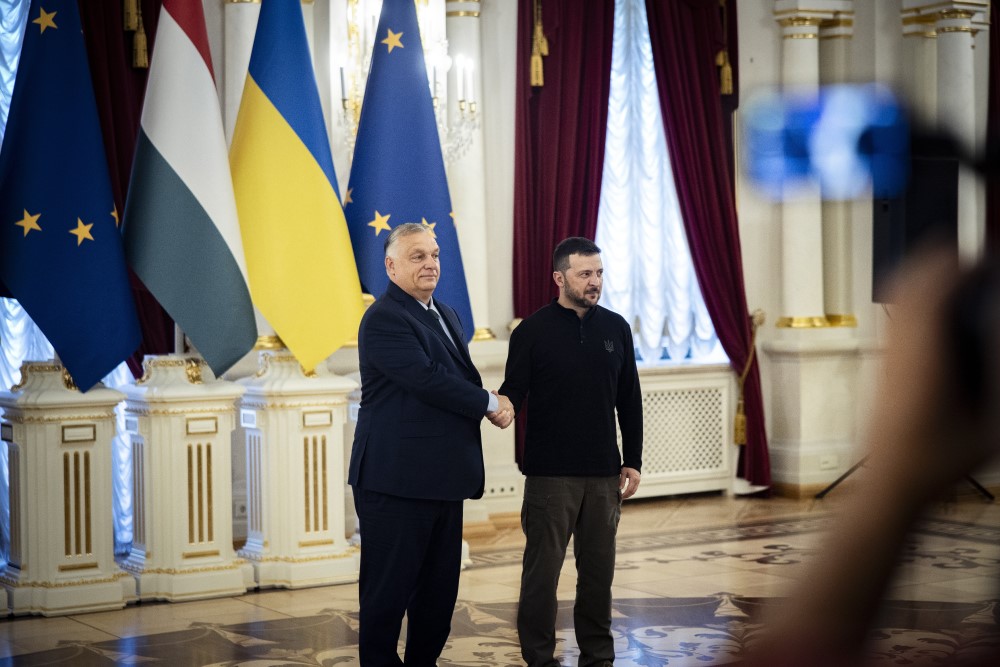 Zelenski i Orban u Kijevu/ZOLTAN FISCHER/HUNGARIAN PM'S PRESS OFFICE/EPA