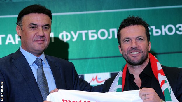 Predsednik saveza Mihajlov i Lotar Mateus, nekadanji selektor Bugarske/Getty Images