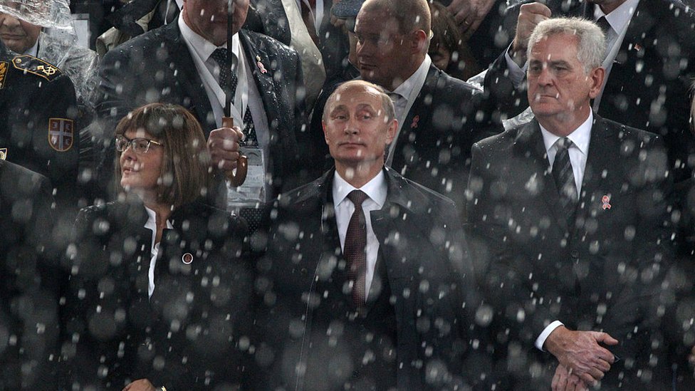 Putin na vojnoj paradi 2014. u Beogradu/Sasha Mordovets