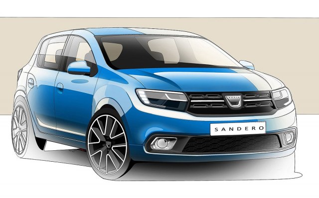 Aktuelni Sandero - ilustracija (Dacia promo)