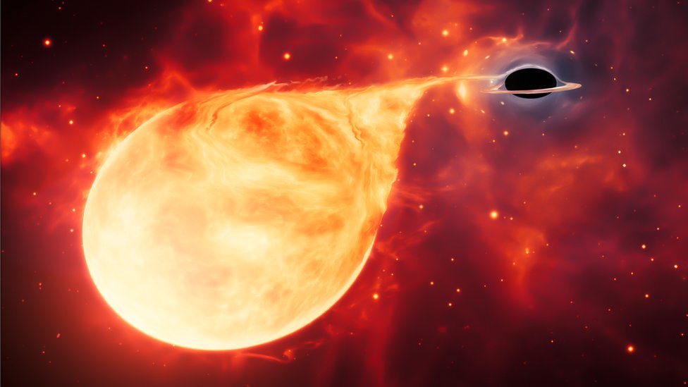 Pretpostavljena crna rupa otkrivena je kada je rascepila zvezdu koja je letela preblizu/ESA/Hubble, M. Kornmesser