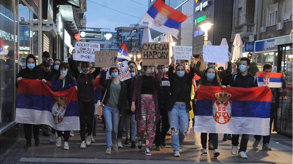 Protestna etnja u Niu/FoNet/Kostadin Kamenov