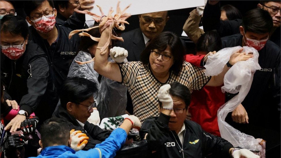 Svae u parlamentu nisu neuobiajena pojava na Tajvanu/Reuters