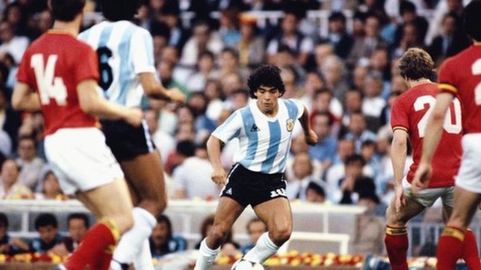 Maradona je postigao 34 gola u 91 meu za Argentinu/Getty Images