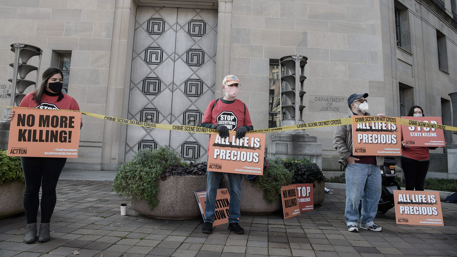 Protest protiv smrtnih kazni u Vaingtonu u decembru 2020./Getty Images