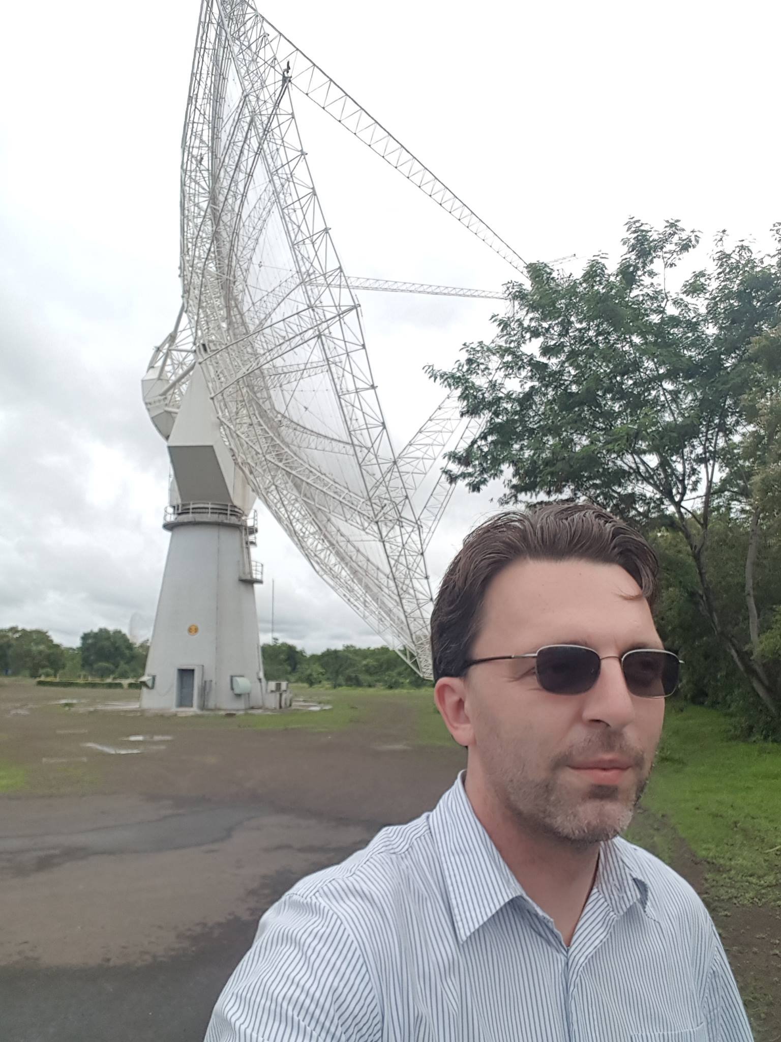 Marko na GMRT (Giant Metre-wave Radio Telescope) u Indiji/Marko Krco