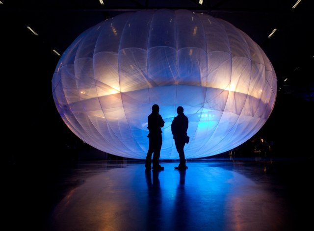 Poletanje prvog balona u okviru projekta Loon, 2013. godina. Foto: Profimedia