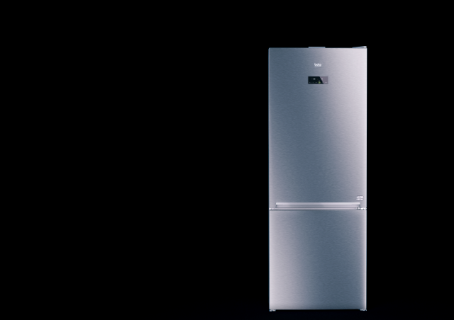 Beko HygieneShield combi refrigerator with disinfection drawer