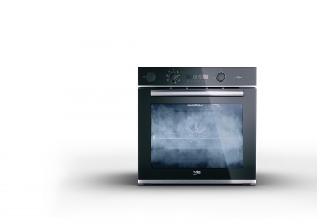 Beko HygieneShield built-in oven with saturated steam and heat