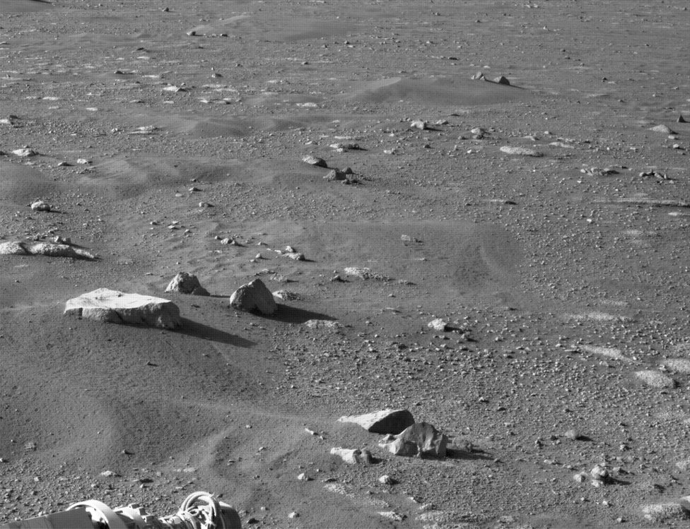 PIKSL takoe ima kameru koja pravi krupne fotografije kamenja i teksture tla./Nasa/JPL-Caltech