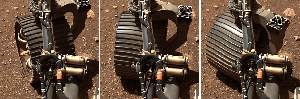 &Istrajnost& je za sletanje na Mars opremljen boljim tokovima nego to je to bio sluaj sa njegovim prethodnicima/NASA/JPL-CALTECH