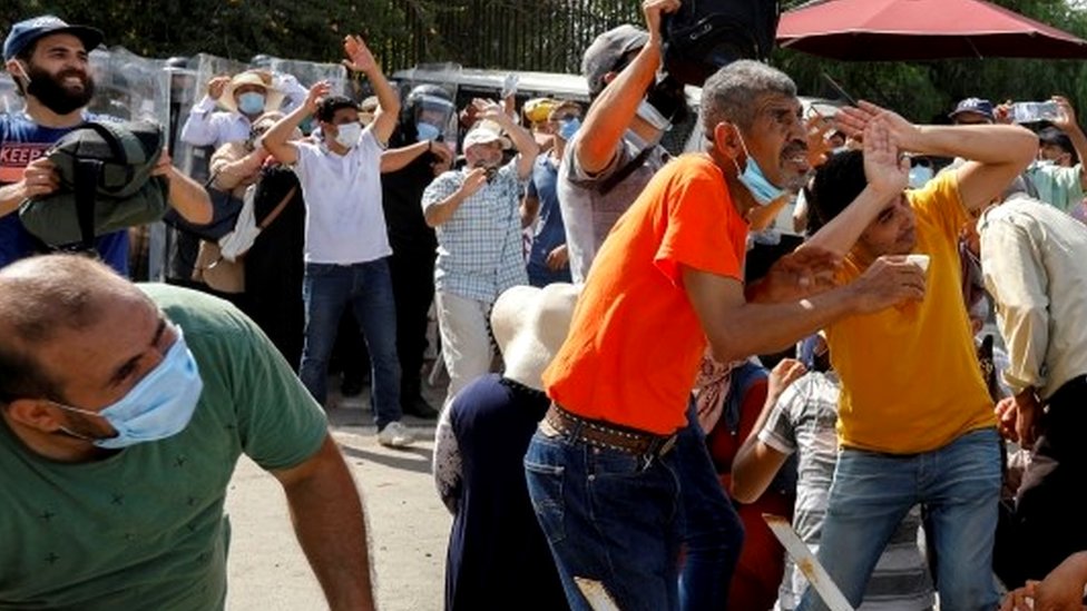 Protesti u Tunisu/Reuters