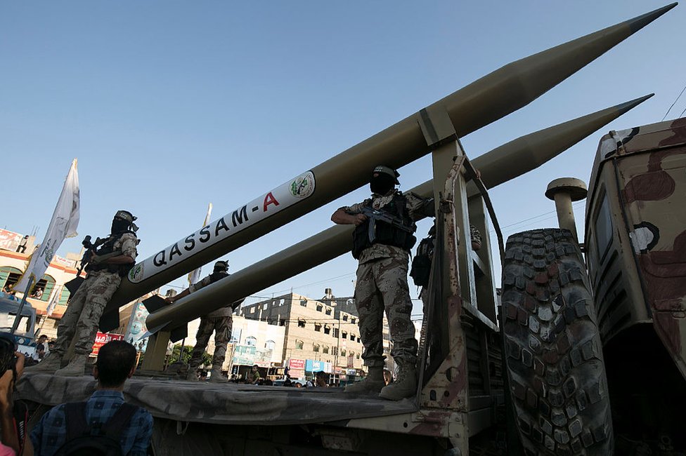Hamas i druge palestinske militantne grupe u Gazi imaju na raspolaganju raznovrstan dijapazon projektila/Getty Images