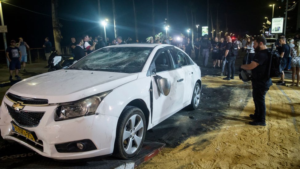 Policijski uviaj posle napada mase Jevreja na Arapina/Getty Images