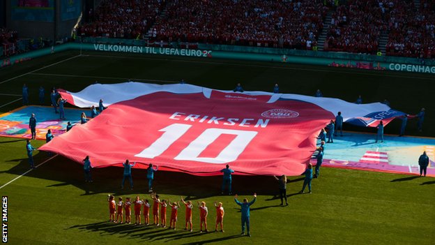 Poast danskom fudbaleru Kristijanu Eriksenu/Getty Images