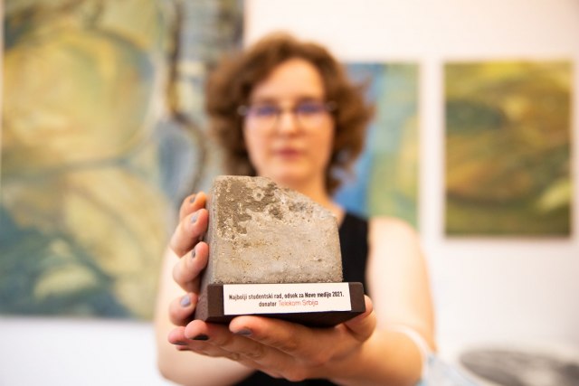 Milica Bilanovi, autorka sa nagradom; Foto: Promo