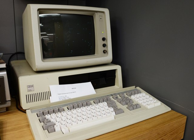 IBM PC IBM 5150 u Yandex muzeju u Moksvi / Foto: Profimedia