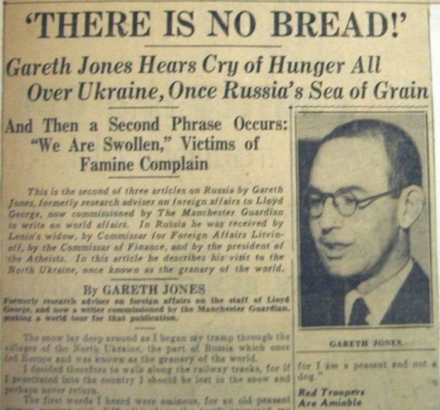 Naslov - &Nema hleba&, podnaslov - &Geret Dons je uo krik gladi irom Ukrajine, nekadanje itnice Rusije&/BBC
