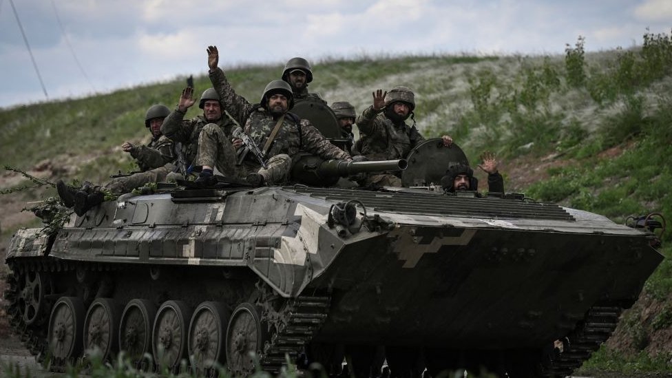 Ukrajinski vojnici su usporili rusku ofanzivu u Donbasu/AFP via Getty Images