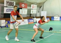 Mihajlo Tomi i Anela Vitman (Foto: Badminton savez Srbije)