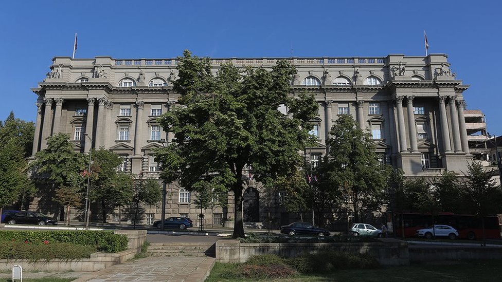 Stara zgrada Generalštaba izgraðena je izmeðu 1924. i 1928. godine, a projektovao ju je arhitekta Vasilij Baumgarten, ruski oficir/BBC/Konstantin Novakoviæ