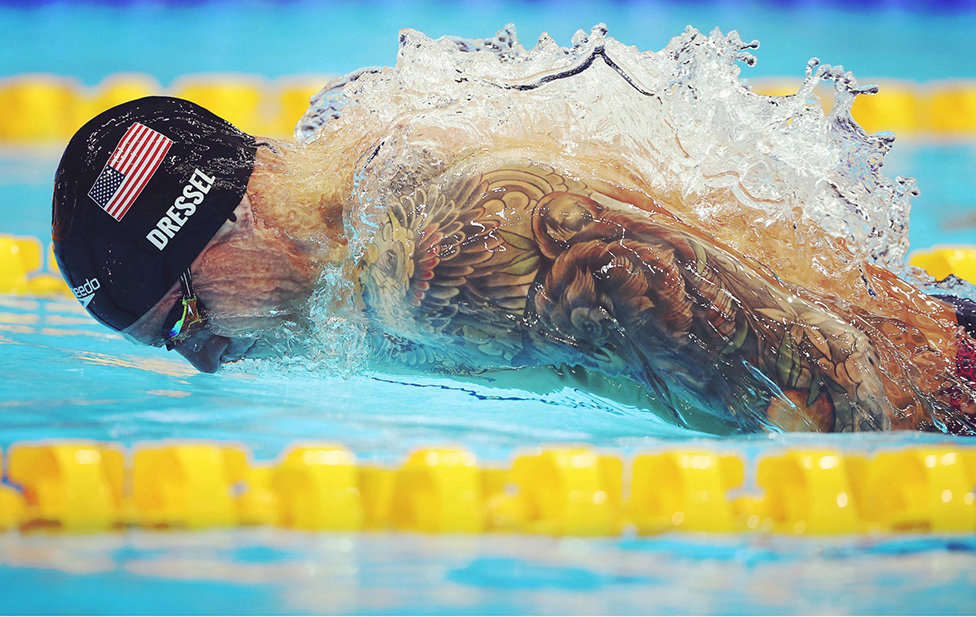 Pliva Kejleb Dresel osvaja zlatnu medalju za Ameriku na Olimpijadi u Tokiju u disciplini 100 metara delfin stilom i postavlja svetski rekord u julu 2021. godine/Ian MacNicol