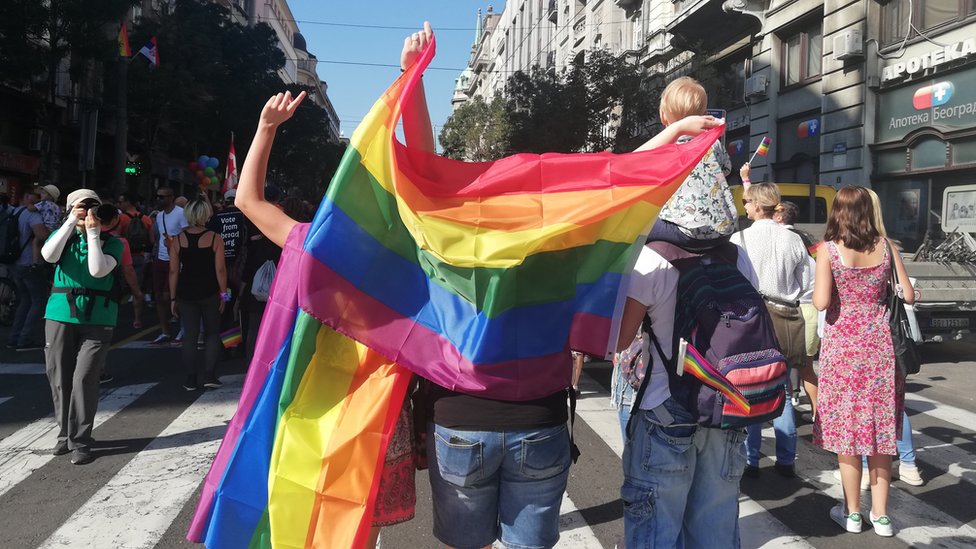 Prajd šetnja u Beogradu/BBC