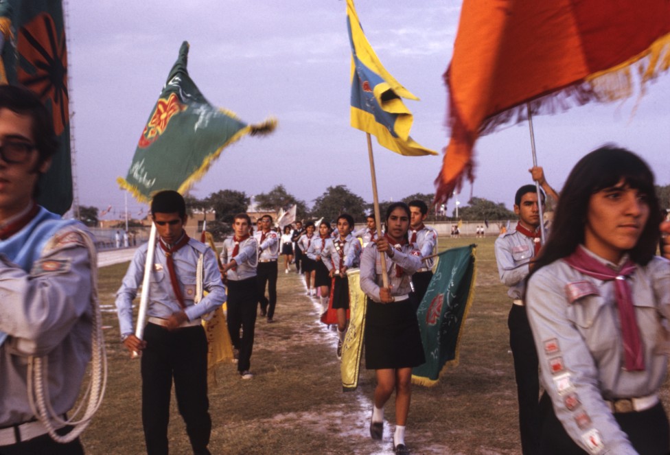 Parada za proslavu ahovog roendana tokom 1970-ih/Paolo KOCH/Gamma-Rapho vía Getty Images)