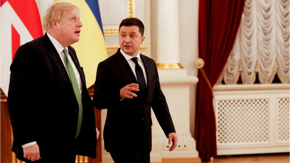 Boris Donson je razgovarao sa ruskim predsednikom dan poto se sa sastao sa Vladimirom Zelenskim, ukrajinskim predsednikom u Kijevu/Getty Images