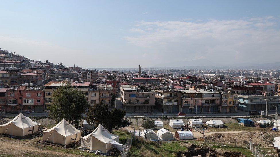 Privremeni kamp za one koji su ostali bez domova u snažnom zemljotresu - provincija Hataj/ERDEM SAHIN/EPA-EFE/REX/Shutterstock