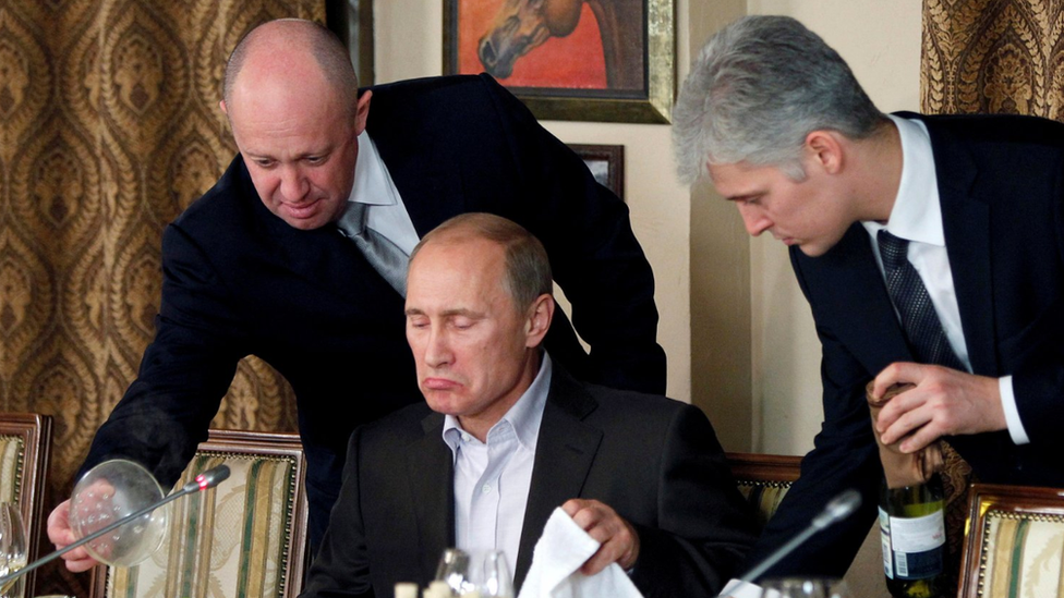 Jevgenij Prigoin slui Putina hranom/Reuters