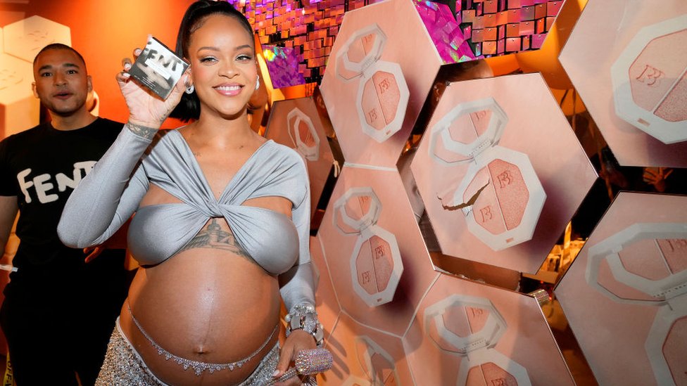 Fotografija Rijane dok je bila trudna sa prvim detetom 2022./Getty Images