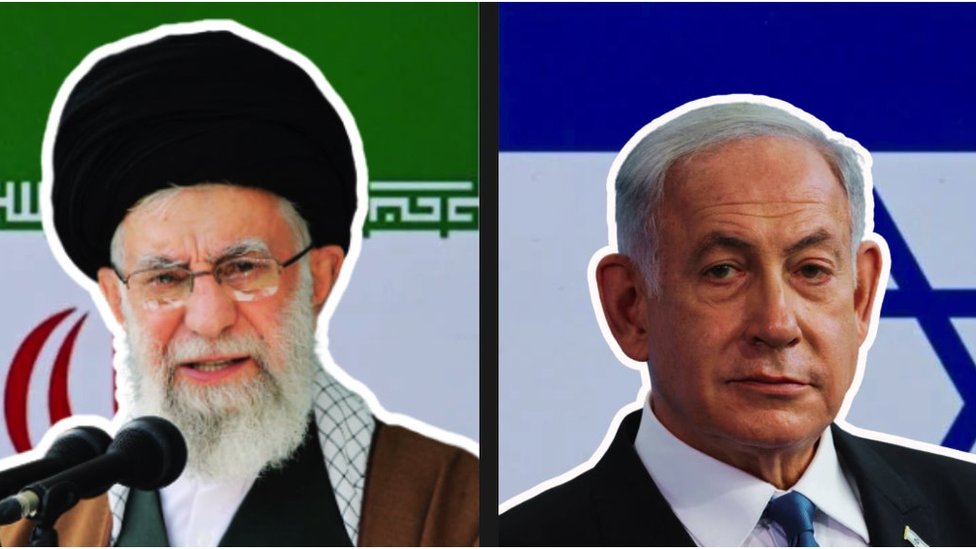 Iranski verski voa Ali Hamnej i izraelski premijer Benjamin Netanjahu/Getty Images