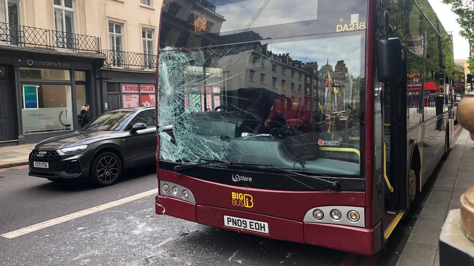 Oevidac Toni Bonsinjor kazao je da se konj sudario sa autobusom koji prevozi turiste/BBC