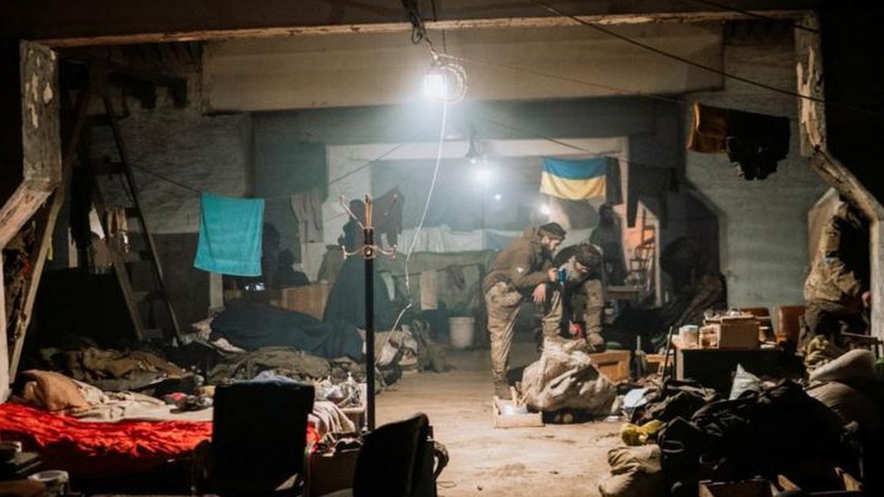 Ukrajinci borci u tunelima ogromne eliane Azovstal/OREST DMYTRO KOZATSKY