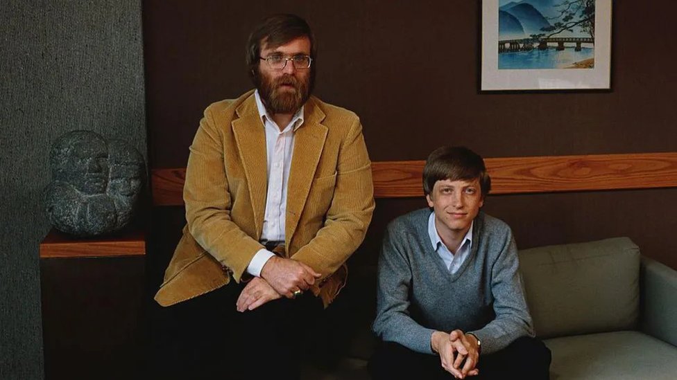 Alen (levo) i Bil Gejts, 1984. godine/Getty Images