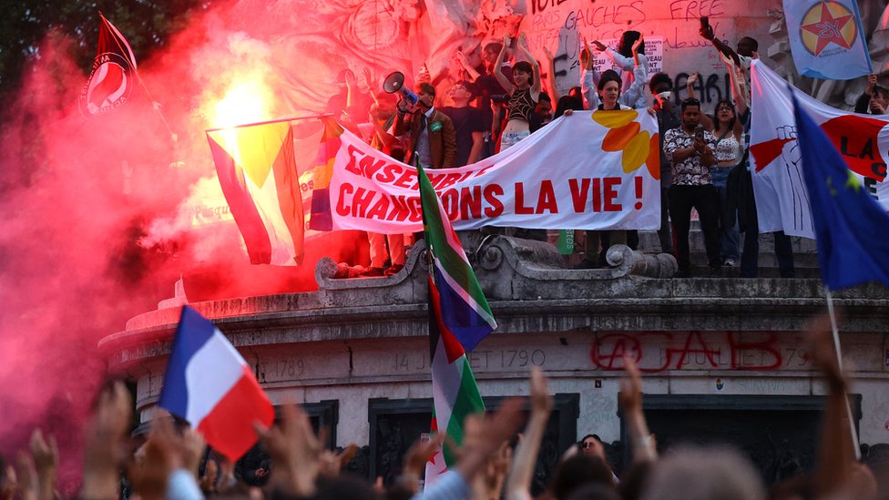 Protest leviara u Parizu zbog odlinog rezultata Nacionalnog okupljanja/Reuters/Fabrizio Bensch